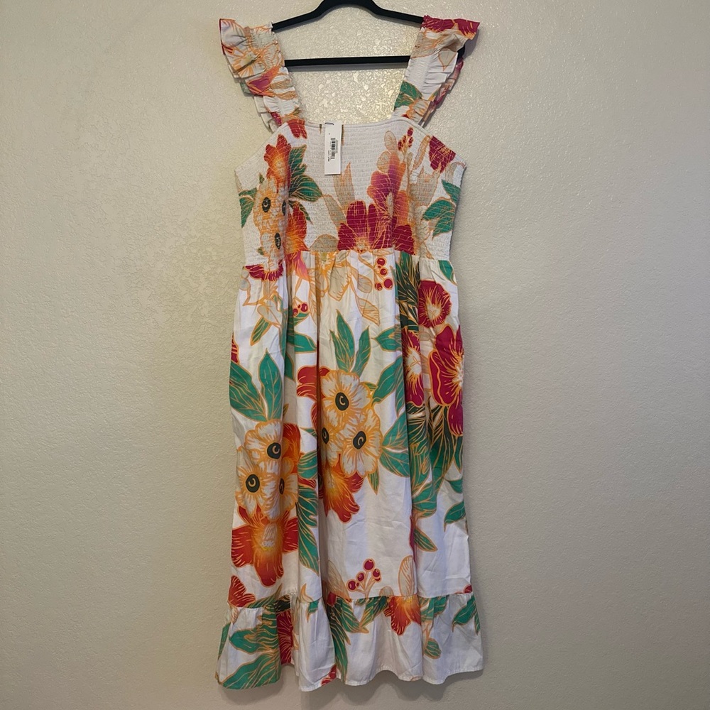 The Drop smocked dress 2x